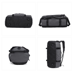 Sac de sport et de voyage en nylon imperméable avec compartiment sec/humide, idéal pour la natation, le fitness, le sport et la gym, convertible en sac à dos, sac à bandoulière et sac travers. - Product Image 2