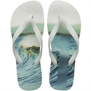 Chanclas Estampadas, Sandalias de Playa con Punta Abierta, Ligeras, Fáciles de Poner, Calzado de Verano para Exteriores - Product Image 4