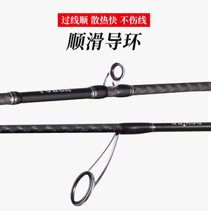 คันเบ็ดตกปลา Weihai Ghost Blade คาร์บอนไฟเบอร์ 2.1 เมตร แอคชั่นปานกลาง สำหรับตกปลาแบส น้ำทะเล น้ำจืด - Product Image 4