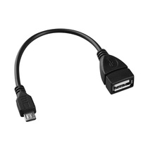 Micro 5 pines macho OTG On The Go a USB A Cable adaptador hembra para Android