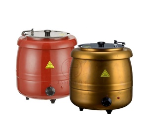 Scaldavivande Elettrico Commerciale <span class=keywords><strong>Nero</strong></span> da 10L in Acciaio Inox di Grado Alimentare Jasonlon per Buffet - Product Image 4