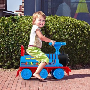 Trenino retrò versione scorrevole auto per bambini con musica di illuminazione e imparare a camminare funzione camminatori per bambini - Product Image 5