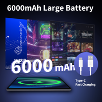 Tablet Android 14 Model Baru 11 Inci T616 6GB 128GB 1200*1920 Incell Tablet 4G Dengan Kamera Ganda