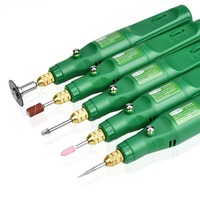 Mini-meuleuse électrique rotative 12V 4200-14500 tr/min, stylo de gravure, perceuse rotative, moteur de polissage électrique pour bijoux, kit de meulage