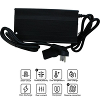 48V10A ebike chargeur de mise hors tension automatique certifié CE 48V Tricycle/chariot élévateur/chariot de golf chargeur de batterie