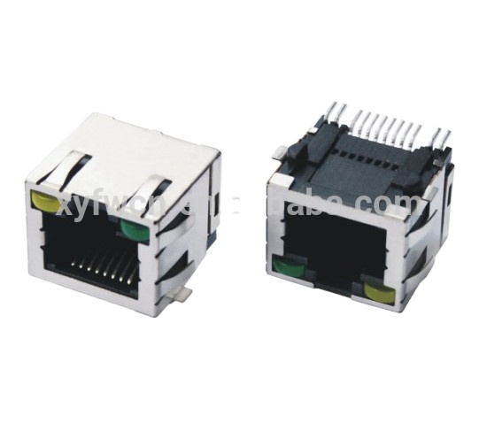 Хорошее качество 10pin 12pin RJ-45 RJ-006YGZETNL 8pin Женский Led Rj45 Smd разъем