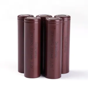 Deep Cycle Lithium Iron Phosphate Primary Cell 18650 LiFePo4 Battery 3.2V 2000mAh for Energy Storage