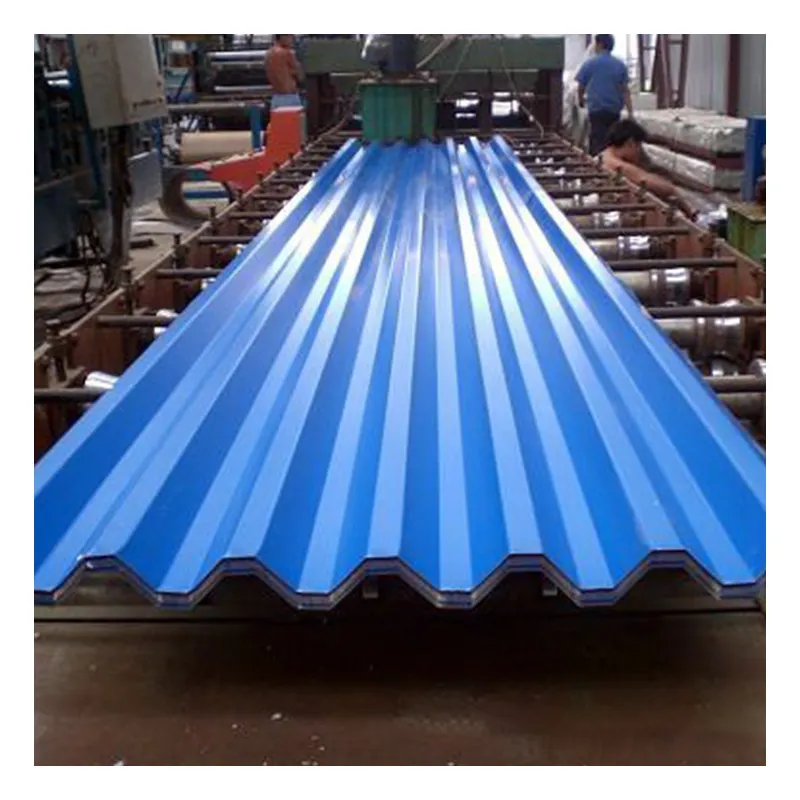 Fornecedores de chapa de aço telhado galvannealed aluzinc preço alta qualidade padrão verde/azul/vermelho resistente ao calor 0.12-3.0mm 7 dias