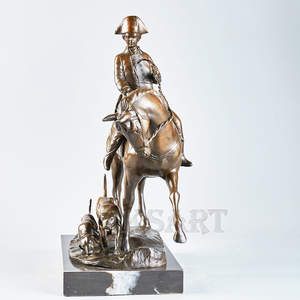 Di alta qualità in bronzo per interni due cani scultura in metallo piccolo artigianato statua per la decorazione domestica tecnica di fusione - Product Image 3