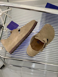 Birkenstocks Custom Tock Clogs para hombres mujeres verano al aire libre gamuza cuero Tpu suela playa Slider Sandalias cómodas zapatillas - Product Image 4