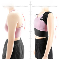 Correcteur de posture réglable, soutien dorsal, ceinture d'ouverture des épaules, correcteur de cyphose, sangle de soutien lombaire pour femmes et adolescentes