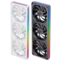 Ventilateur de boîtier PC ARGB SNOWMAN 360 mm, ventilateur de refroidissement RVB adressable PWM 5V 3 broches pour boîtier d'ordinateur, vente en gros