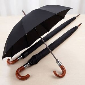 New Arrival Automatic <b>Outdoor</b> With Logo Easy Open Straight 8Ribs J Handle Multi-Color <b>Umbrella</b> - Product Image 3