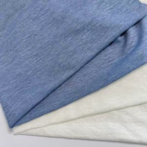 Camisetas de Punto Jersey Ligeras de 180 g/m², Elásticas en 4 Direcciones, 95% <span class=keywords><strong>Lino</strong></span>, 5% Elastano, Teñido Liso, Antibacterianas, de Secado Rápido - Product Image 2