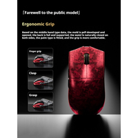 Souris de jeu sans fil Xinmeng ZERO3 Pro Esports - Capteur PAW3395, ultra-légère 56g, batterie 125H, rechargeable USB-C, design ergonomique