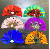 Plumes naturelles DIY pour chapeaux, accessoires de coiffure, pinces à cheveux, bandeaux, fascinators, fleurs et décorations de mariage