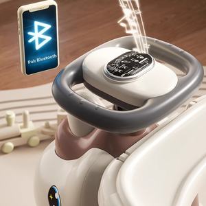 Voiture électrique pour enfants, trotteur à bascule en plastique pour bébés de 1 à 3 ans, jouet sur lequel on peut s'asseoir, rechargeable - Product Image 4