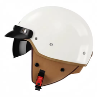 Casques de moto unisexes Casques d'équitation rétro pour adultes