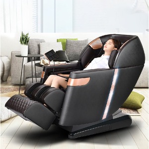 เก้าอี้นวดแขนหุ่นยนต์ 4D SL ระบบรางคู่ แรงโน้มถ่วงเป็นศูนย์ นวดทั่วร่างกาย ใช้ในบ้าน สีเทา-ดำ - Product Image 2