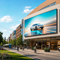 Écran LED extérieur haute luminosité P4 IP65 étanche SMD 960x960mm résolution 8K lisible en plein soleil pour l'extérieur des hôtels