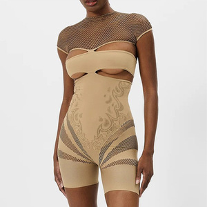 Combinaisons moulantes sexy pour femmes, extensibles, ajourées, style body, une pièce, pour un look féminin et séduisant - Product Image 6