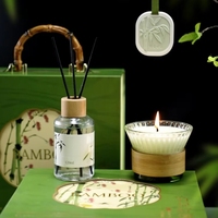 Coffret Cadeau d'Aromathérapie - Ensemble d'Huiles Essentielles Premium - Décoration d'Aromathérapie - Diffuseur - Pierre Parfumée - Pendentif - Parfum Sans Flamme