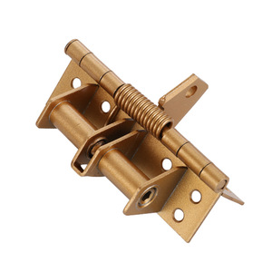 <b>Spring</b> Hinge 4 Inch 180 Degree Soft Closing <b>Door</b> Hinge With 4 Hole Brass Material Modern Design For Wood <b>Door</b> - Product Image 3