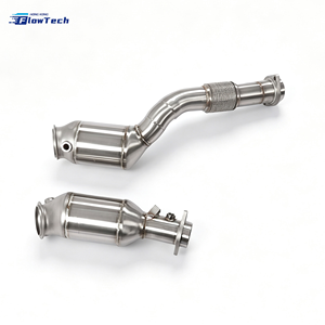 Collecteur d'échappement turbo en acier inoxydable 304 pour BMW M3 M4 F80 F82 F83 S55 3.0T, amélioration des performances, pliage à la mandrin, Euro 5, 200 cellules - Product Image 2
