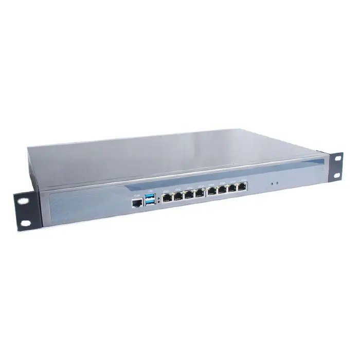 Intel 2117U 1u Rack networking security appliance firewall hardware 8 LAN 2SFP for options