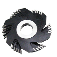 Enduit étain Six dents 140X35X6.0 CNC Face Mill Cutter carbure broche mouleur lame pour le travail du bois 10 pièces OEM Carton Air ODM