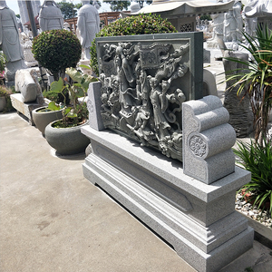 Tượng Chạm Khắc Bằng Đá Tự Nhiên Theo Yêu Cầu, Tượng Truyền Thống Trung Quốc Tượng Điêu Khắc Phật Treo Tường Tượng Tổ Tiên - Product Image 4