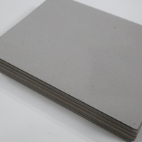 Pulpe recyclée 0.5mm 1mm 1.5mm 2mm épaisseur papier non couché 450gsm-1850gsm gris carte à puce Carton feuilles de carton