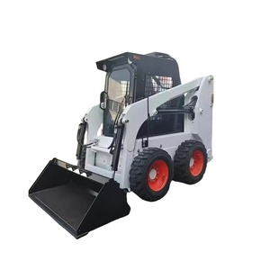 Chargeuse compacte à moteur diesel avec accessoires hydrauliques pour terrassement et préparation du site Chargeuse sur pneus Skid Steer - Product Image 2