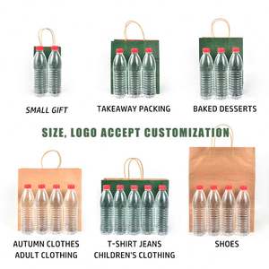 SenAng07 Mejor Precio al por Mayor, Bolsa de Papel Kraft Blanca con Logotipo Personalizado, Bolsa de Compras Ecológica Extra Grande de 1 Kilo - Product Image 3