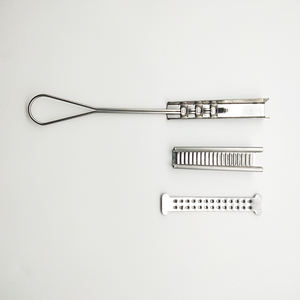 Abrazadera <span class=keywords><strong>de</strong></span> tensión <span class=keywords><strong>de</strong></span> fibra óptica <span class=keywords><strong>Tensor</strong></span> <span class=keywords><strong>de</strong></span> caída <span class=keywords><strong>de</strong></span> fibra Herrajes <span class=keywords><strong>de</strong></span> FTTH Herramienta <span class=keywords><strong>de</strong></span> tensión <span class=keywords><strong>de</strong></span> alambre <span class=keywords><strong>de</strong></span> <span class=keywords><strong>acero</strong></span> <span class=keywords><strong>Tensor</strong></span> <span class=keywords><strong>de</strong></span> <span class=keywords><strong>cable</strong></span> <span class=keywords><strong>de</strong></span> <span class=keywords><strong>acero</strong></span> inoxidable - Product Image 4