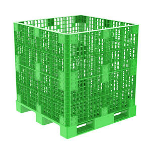 Paleta de Plástico de Alto Rendimiento Duy Tan 1210-WGTZ, de Una Sola Cara, Entrada de 4 Vías, Estática, 1000 kg, HDPE, 100x60 cm, para Transporte de Carga - Product Image 2