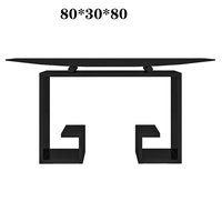Table console moderne en bois massif pour salon, appartement, villa - Base sur piétement durable avec garantie de 3 ans