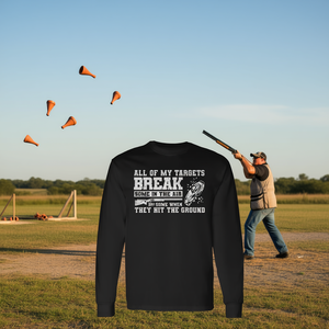 T-shirt à manches longues pour le tir au trapèze, le tir à la cible volante, tous types de cibles – Produit promotionnel - Product Image 1
