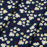 Tissu satiné imprimé numérique à motif floral dégradé RTS 75 g/m² - Faible quantité minimale de commande pour robe et foulard