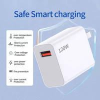 Pas cher prix 120W Super Fast Charger EU US Plug Power Adapter Charger Avec 6A Type C Câble Pour Téléphones Android