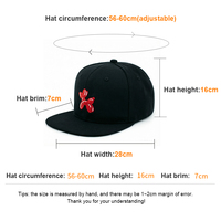 RongGuang Nouvelle Mode Printemps Été Streetwear Hip-hop Casquette Snapback Unisexe pour Activités de Plein Air