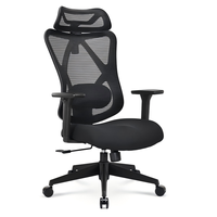 Chaise de bureau ergonomique en maille de haute qualité, moderne, multifonctionnelle et adaptée à un usage au bureau et à domicile. Personnalisable
