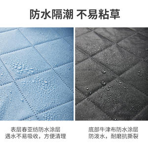 Tapis de jeu d'échecs Lryys Flight Chess 200x200cm en tissu Spring Yafang, tapis de jeu d'extérieur pour enfants avec poignée et sac de rangement - Product Image 4