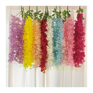 Trang Trí Tường Nhân Tạo 4 Nhánh Hoa Cà Lớn Treo Tường Dekoration - Product Image 3