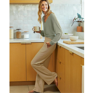 Pantalones de Vestir Ultra Cómodos para Mujer, Cintura Alta, para Oficina, Elásticos, de Pierna Recta, Casuales, de Negocios, OEM, ODM - Product Image 3