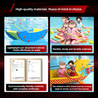 Bateau flottant en mousse EVA personnalisé pour les activités nautiques, les jeux aquatiques pour enfants et l'entraînement aquatique, les installations de divertissement aquatique