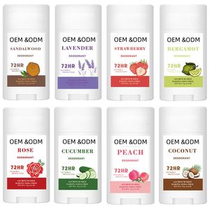 OEM personalizado 75g higiene femenina desodorante Stick para mujeres planta fórmula botín opción recargable - Product Image 5