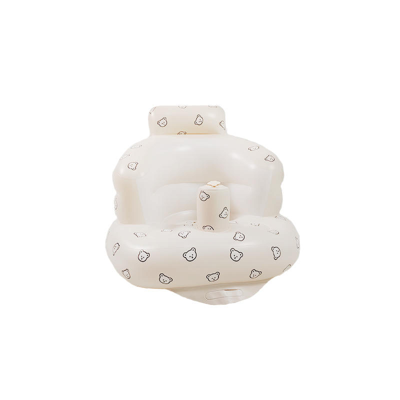 Ours muppet blanc-presse automatique gonflable