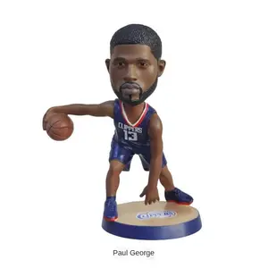 Figura de cabeza de Bobble personalizada de 18CM, estatua de jugador de baloncesto artesanal de resina, muñeco deportivo, figuritas como regalo de recuerdo