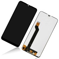 Layar LCD Original Hitam 6.6 inci untuk Itel Vision 3 S661LP S661L, Panel Digitizer Layar Sentuh, Perakitan Pengganti / Dengan Bingkai